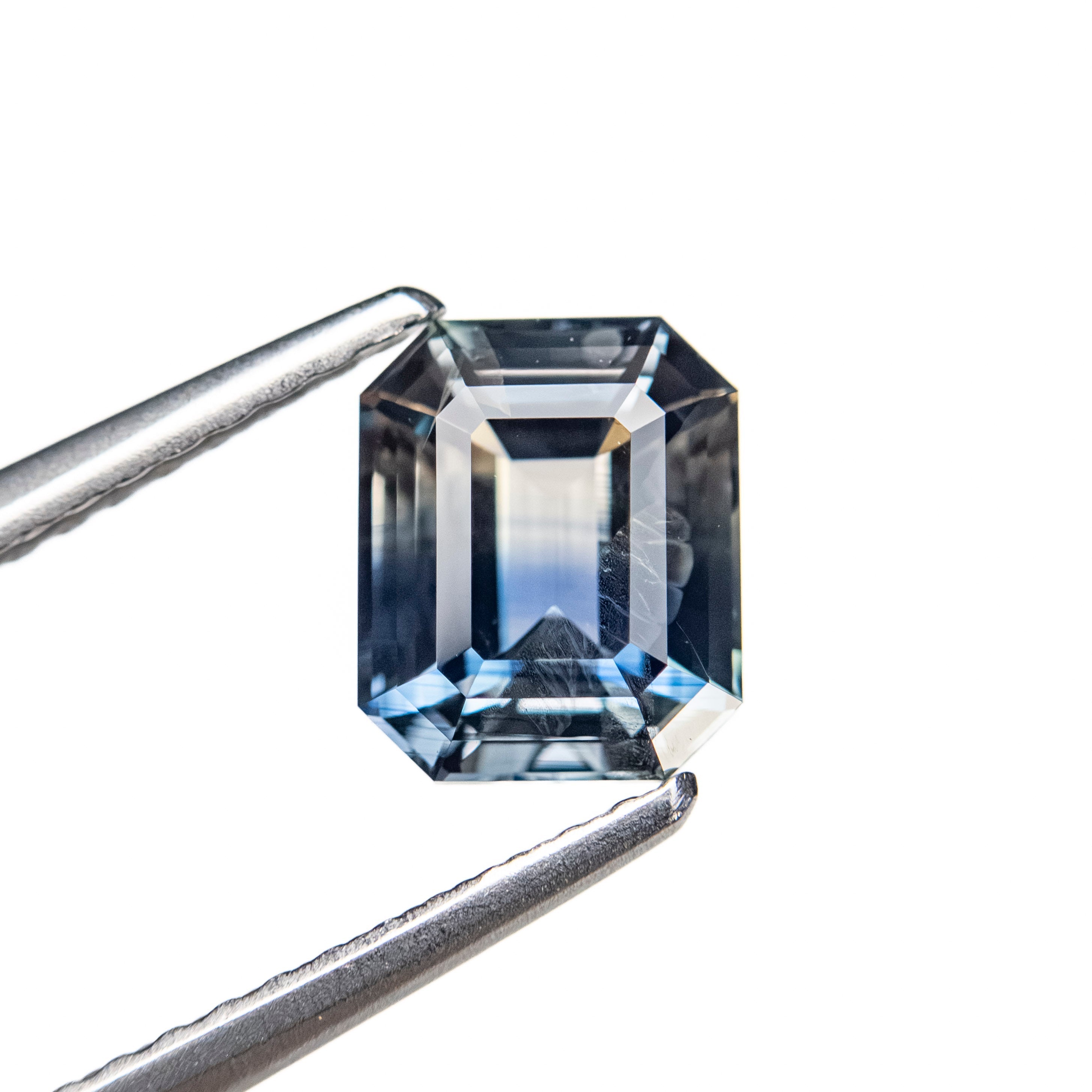 1.55ct 6.86x5.66x3.81mm Cut Corner Rectangle Step Cut Sapphire 28266-01 - Lelya - bespoke engagement and wedding rings made in Scotland, UK