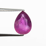 1.55ct 8.52x6.32x3.49mm Pear Brilliant Sapphire 27956 - 31 - Lelya - bespoke engagement and wedding rings made in Scotland, UK
