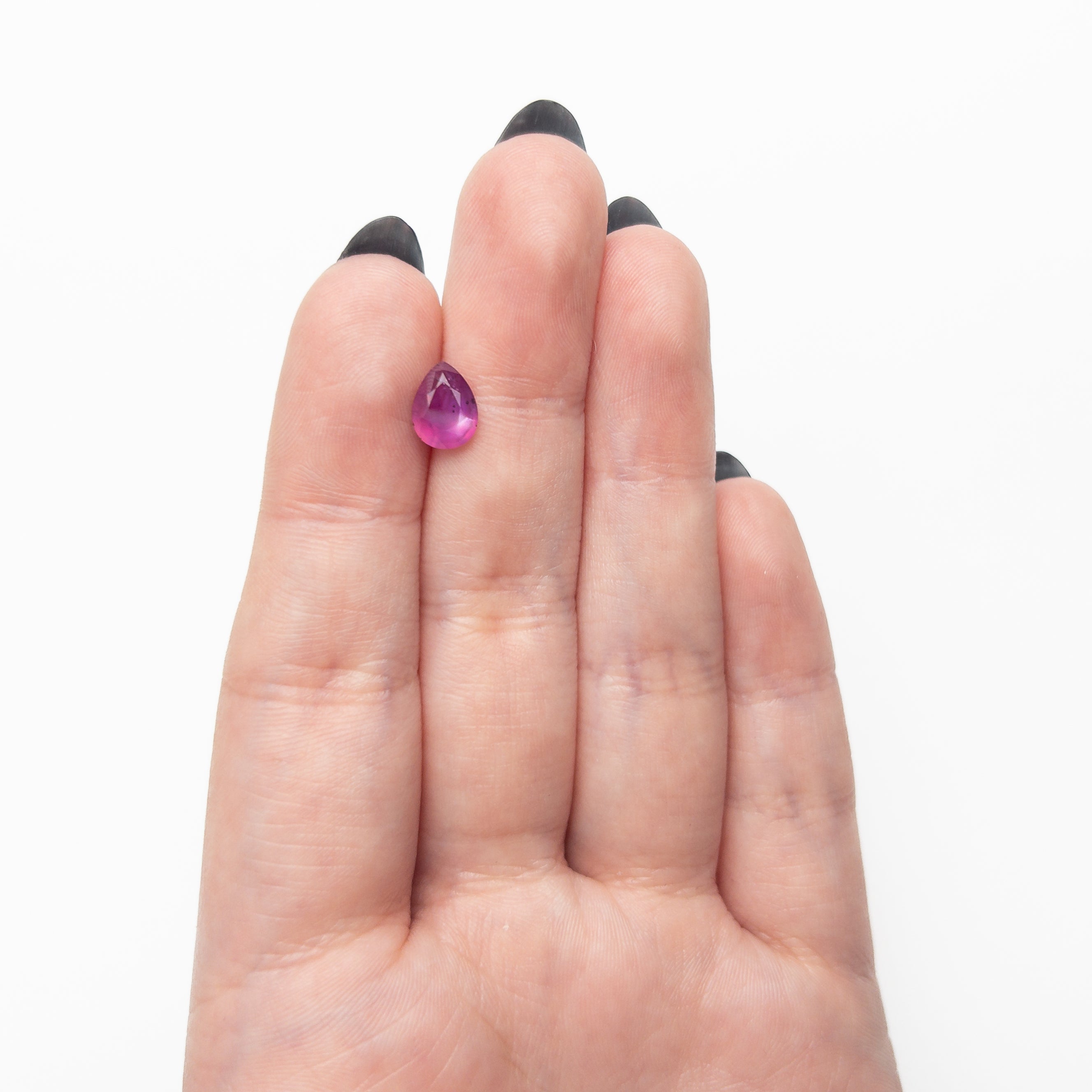1.55ct 8.52x6.32x3.49mm Pear Brilliant Sapphire 27956 - 31 - Lelya - bespoke engagement and wedding rings made in Scotland, UK
