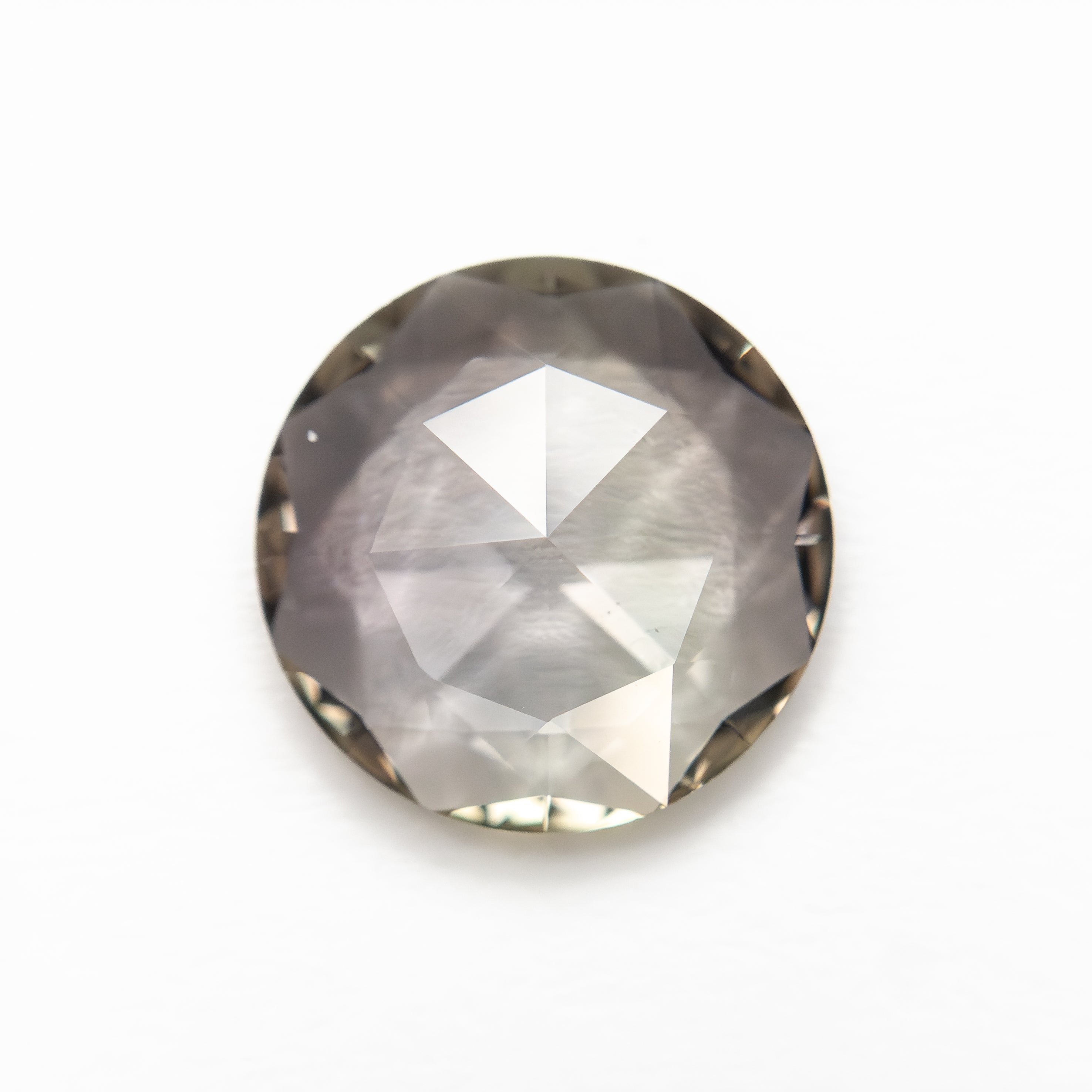 1.56ct 8.53x8.52x2.41mm Round Rosecut Sapphire 27744-03 - Lelya - bespoke engagement and wedding rings made in Scotland, UK