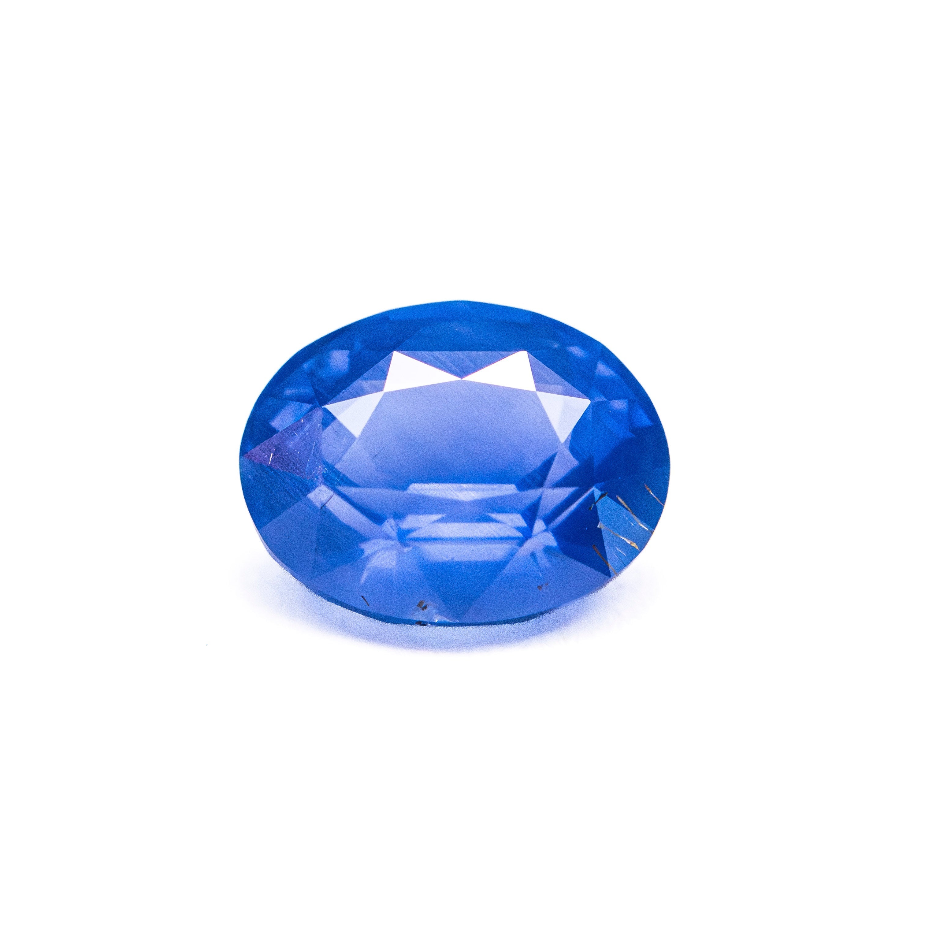 1.59ct 7.64x6.00x4.00mm Oval Brilliant Sapphire 27707 - 01 - Lelya - bespoke engagement and wedding rings made in Scotland, UK