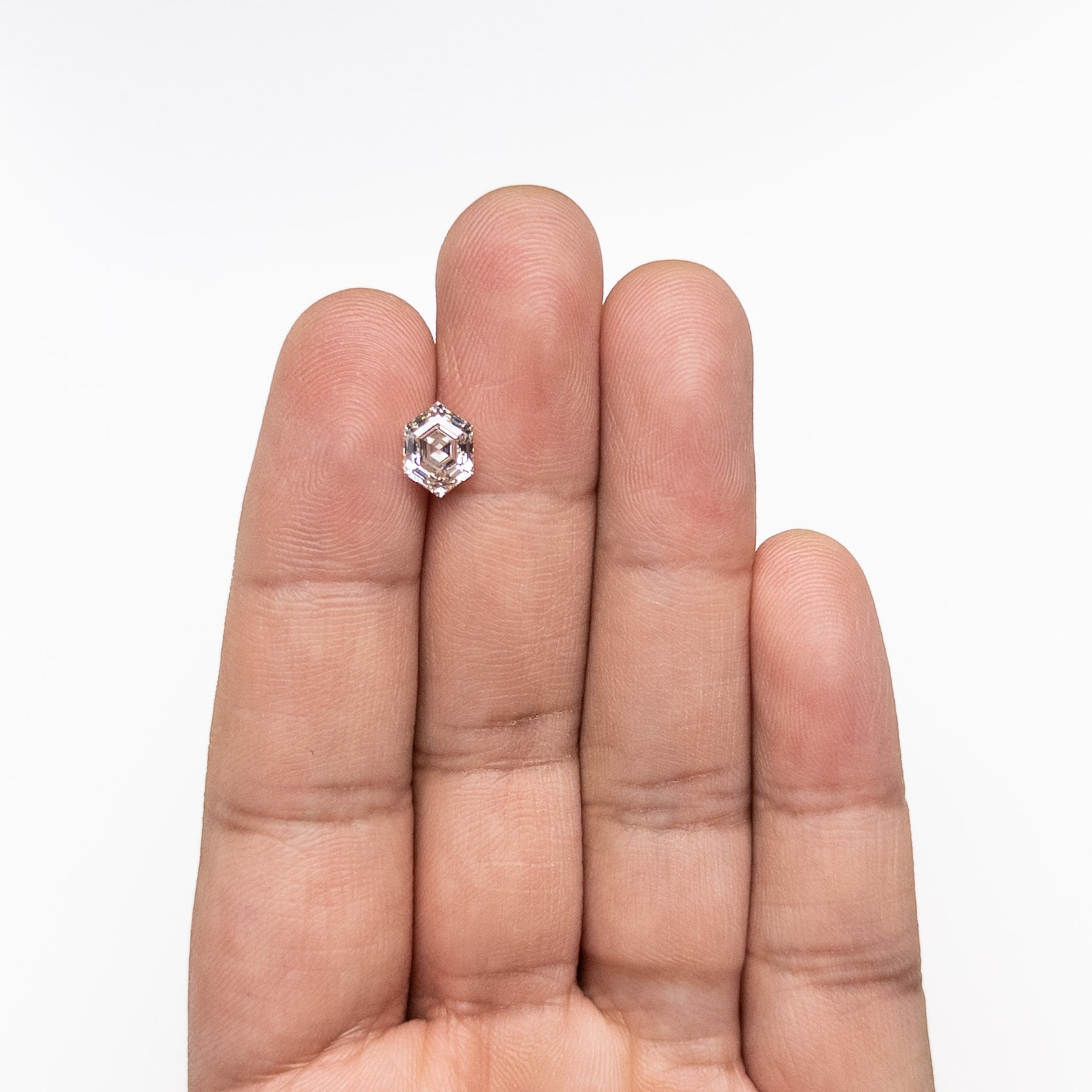 1.60ct 8.52x6.21x4.33mm VS1 M Hexagon Step Cut 🇨🇦 26831 - 01 - Lelya - bespoke engagement and wedding rings made in Scotland, UK