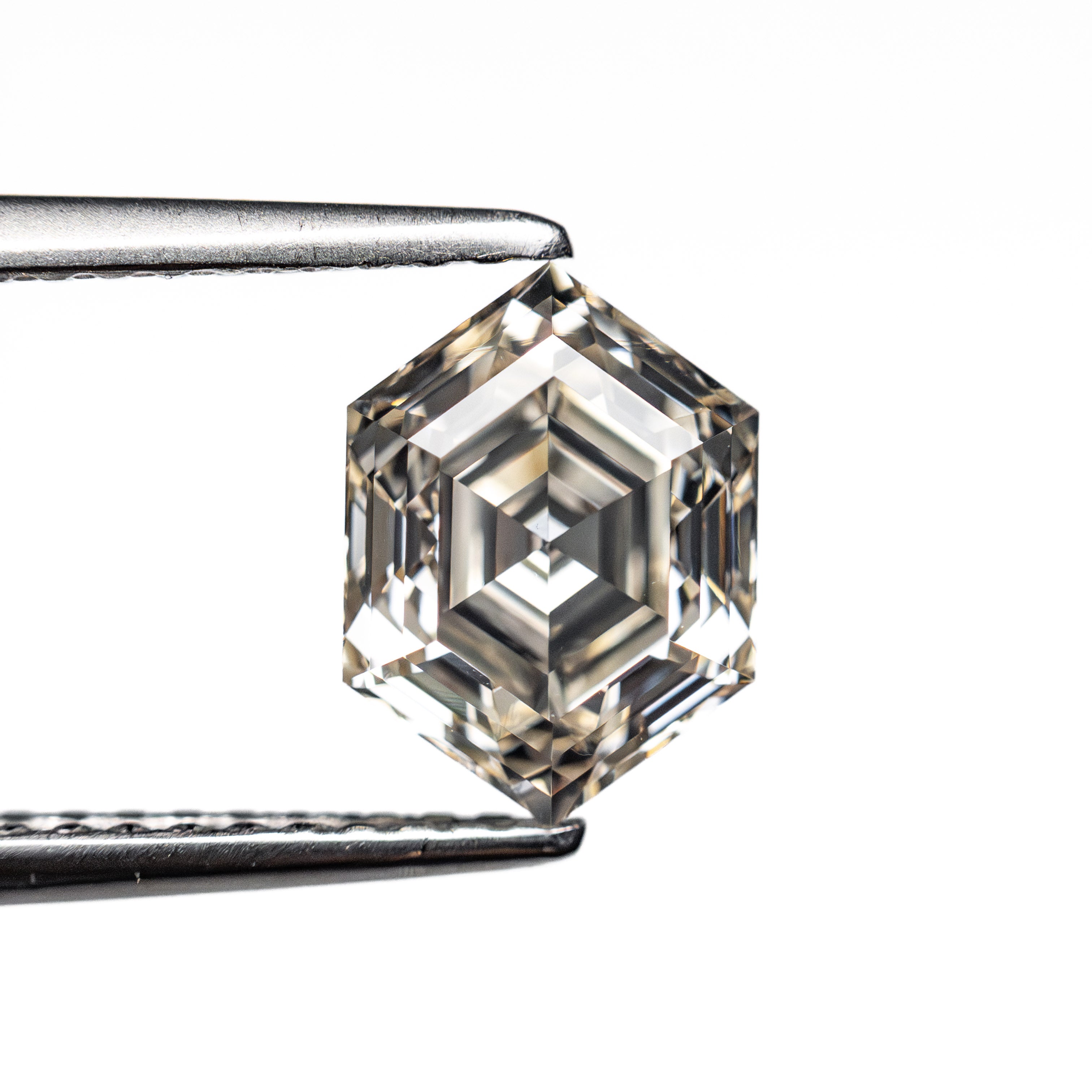 1.60ct 8.52x6.21x4.33mm VS1 M Hexagon Step Cut 🇨🇦 26831 - 01 - Lelya - bespoke engagement and wedding rings made in Scotland, UK