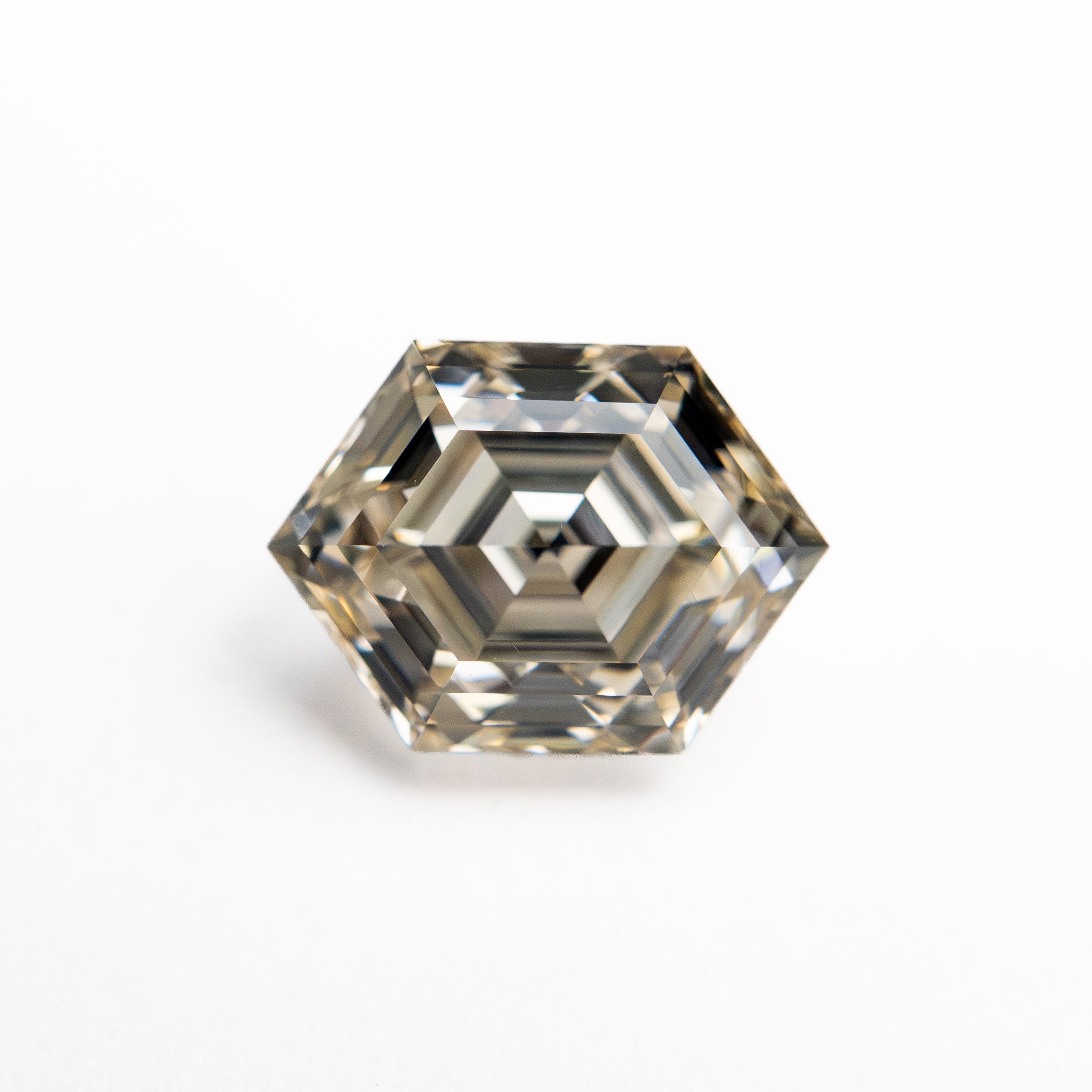 1.60ct 8.52x6.21x4.33mm VS1 M Hexagon Step Cut 🇨🇦 26831 - 01 - Lelya - bespoke engagement and wedding rings made in Scotland, UK