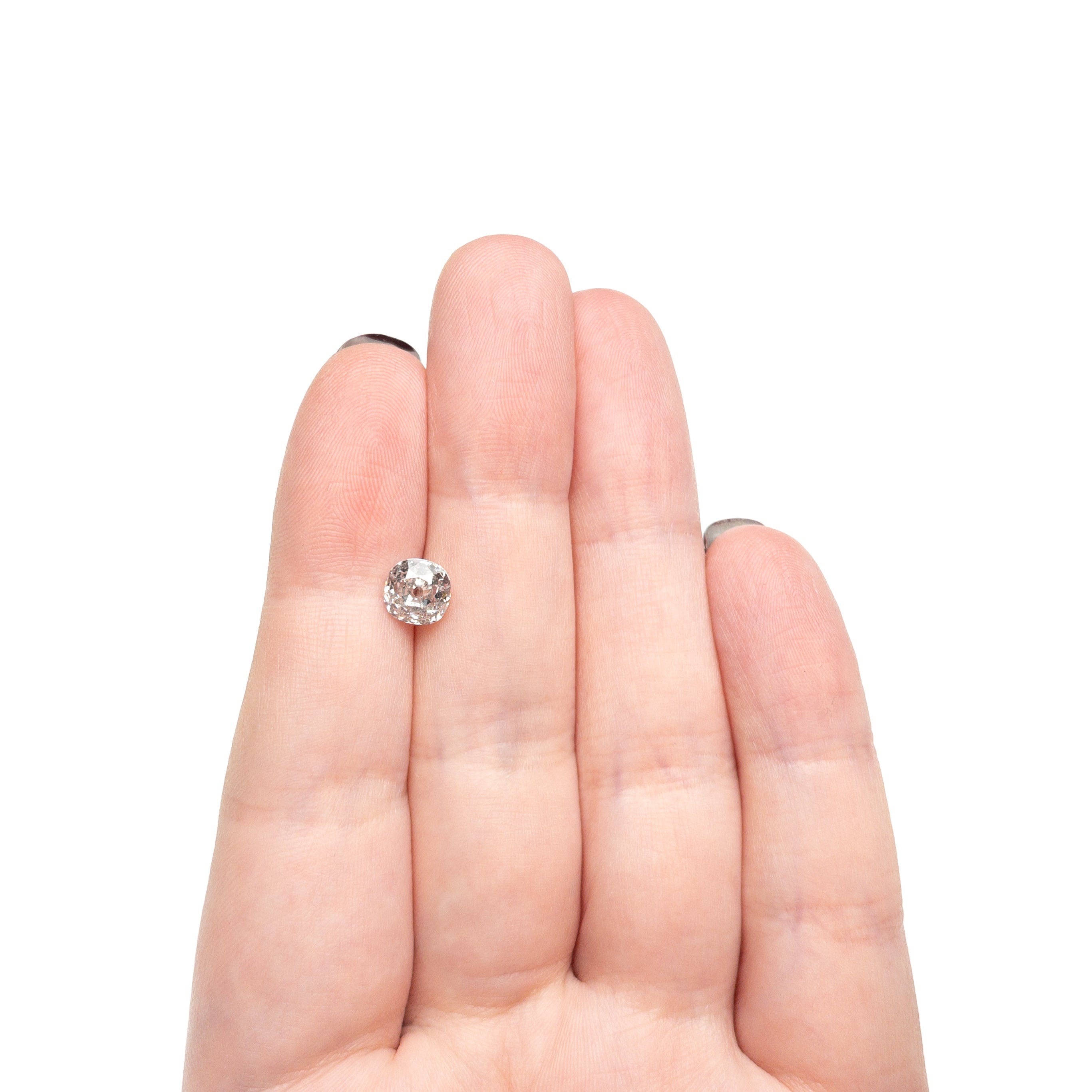 1.61ct 6.49x6.47x4.47mm Modern Antique Old Mine Cut 🇨🇦 27672 - 01 - Lelya - bespoke engagement and wedding rings made in Scotland, UK