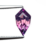 1.68ct 10.37x5.76x4.48mm Shield Step Cut Sapphire 28270-01 - Lelya - bespoke engagement and wedding rings made in Scotland, UK