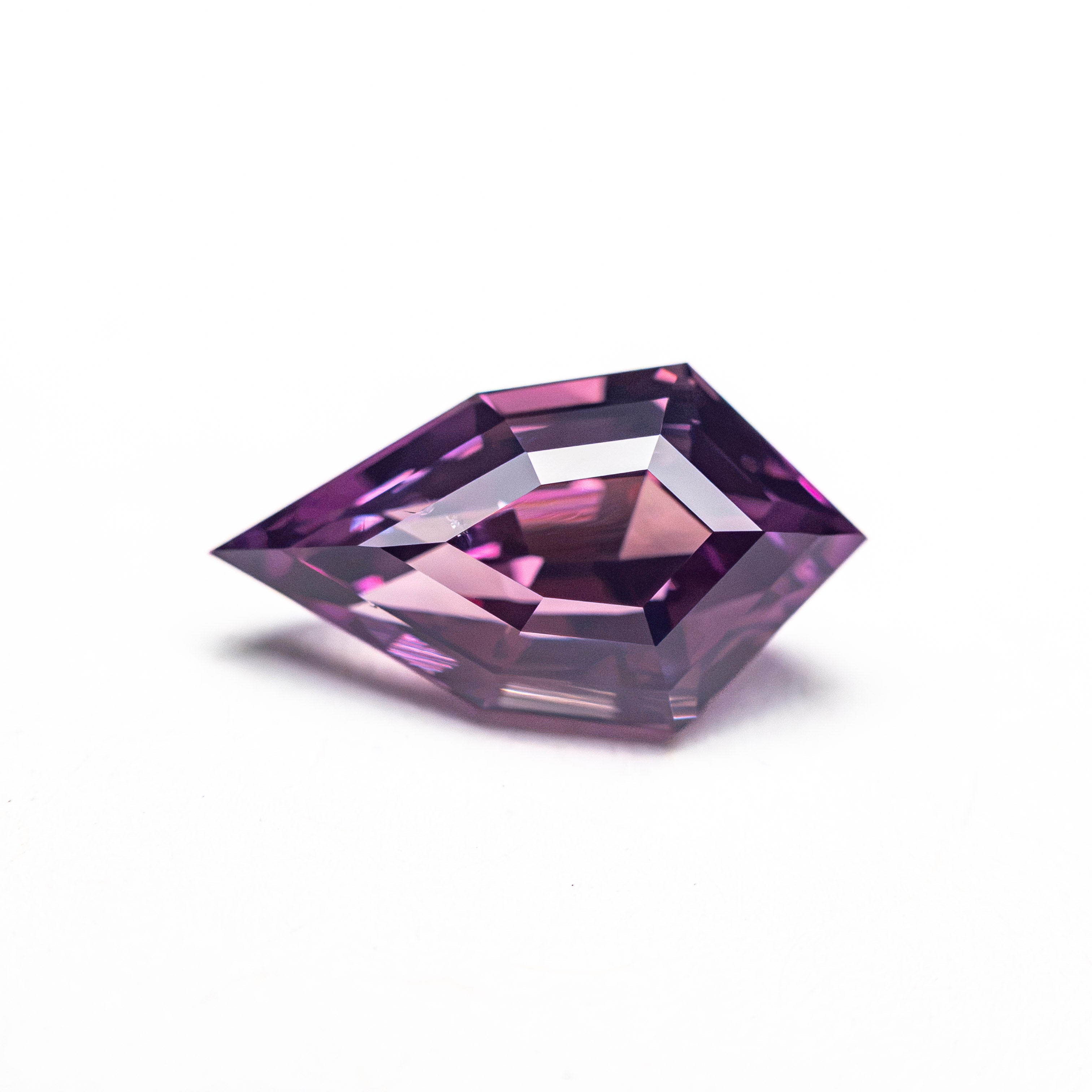 1.68ct 10.37x5.76x4.48mm Shield Step Cut Sapphire 28270-01 - Lelya - bespoke engagement and wedding rings made in Scotland, UK