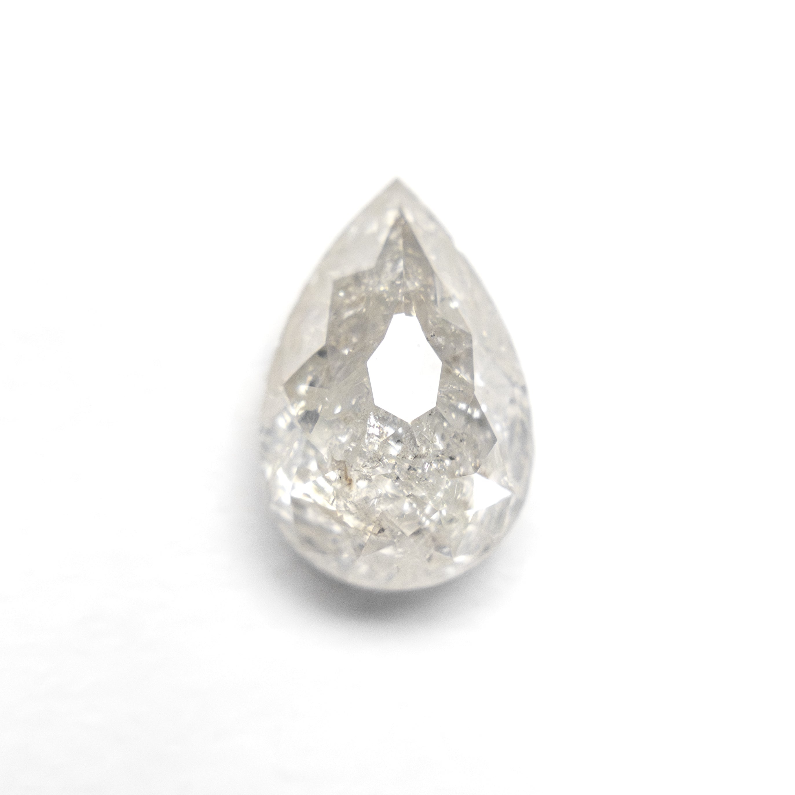 1.70ct 9.19x6.05x3.83mm Pear Rosecut 27536 - 47 - Lelya - bespoke engagement and wedding rings made in Scotland, UK
