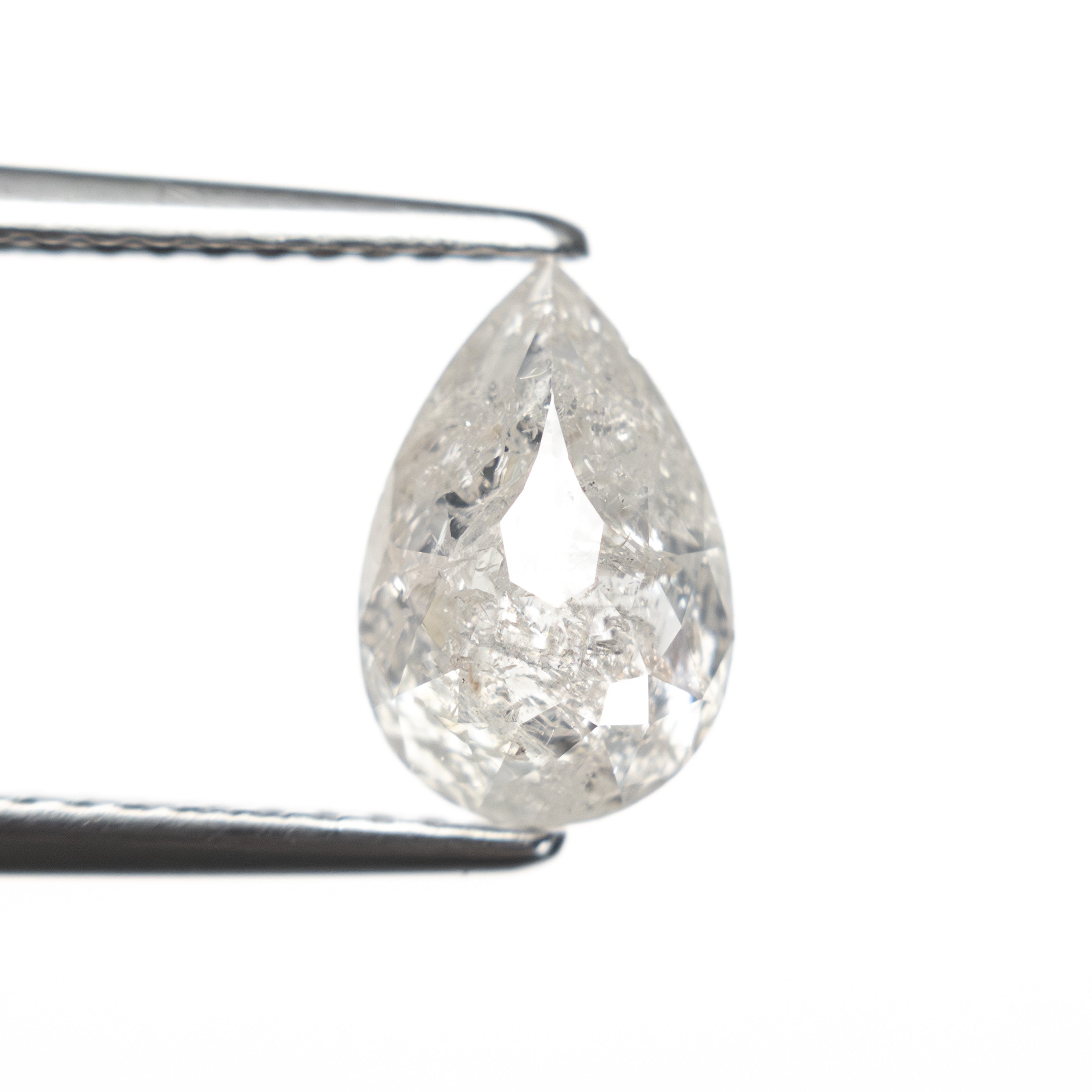 1.70ct 9.19x6.05x3.83mm Pear Rosecut 27536 - 47 - Lelya - bespoke engagement and wedding rings made in Scotland, UK