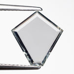 1.71ct 12.52x11.78x1.23mm Shield Portrait Cut Sapphire 27740-14 - Lelya - bespoke engagement and wedding rings made in Scotland, UK