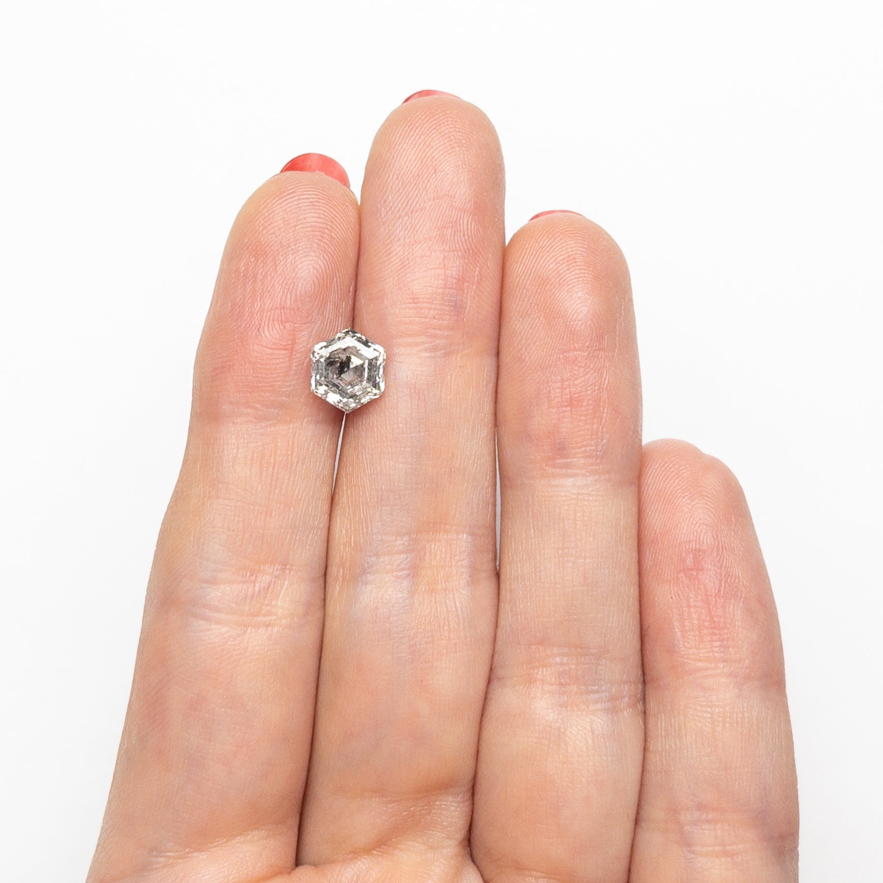 1.74ct 7.72x6.69x4.57mm Hexagon Step Cut 🇨🇦 26959 - 01 - Lelya - bespoke engagement and wedding rings made in Scotland, UK