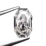 1.80ct 10.43x6.50x3.53mm GIA VVS1 H Cut Corner Rectangle Step Cut 28011-01 - Lelya - bespoke engagement and wedding rings made in Scotland, UK