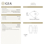 1.80ct 10.43x6.50x3.53mm GIA VVS1 H Cut Corner Rectangle Step Cut 28011-01 - Lelya - bespoke engagement and wedding rings made in Scotland, UK