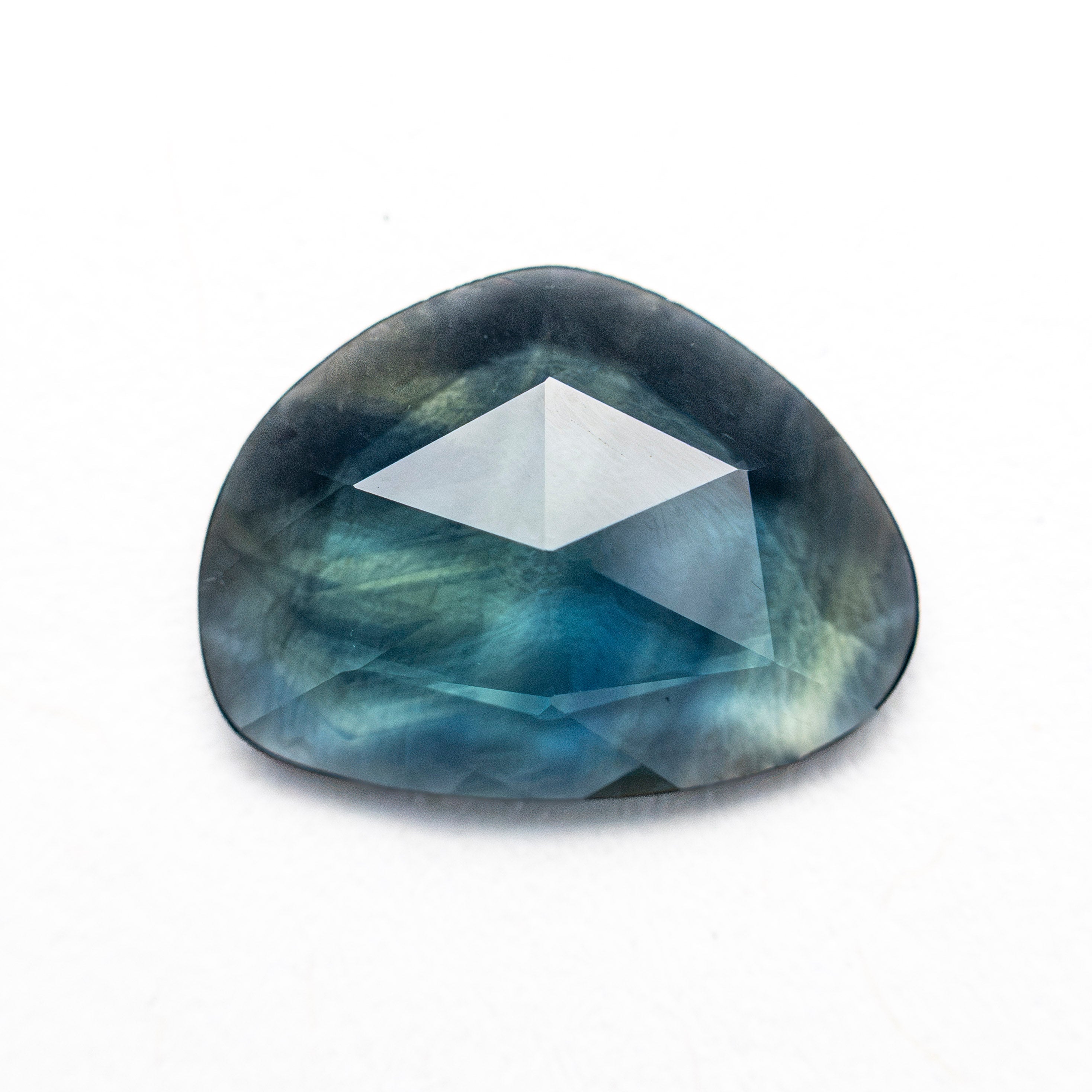 1.81ct 10.81x8.03x2.40mm Pear Double Cut Sapphire 28298-15 - Lelya - bespoke engagement and wedding rings made in Scotland, UK