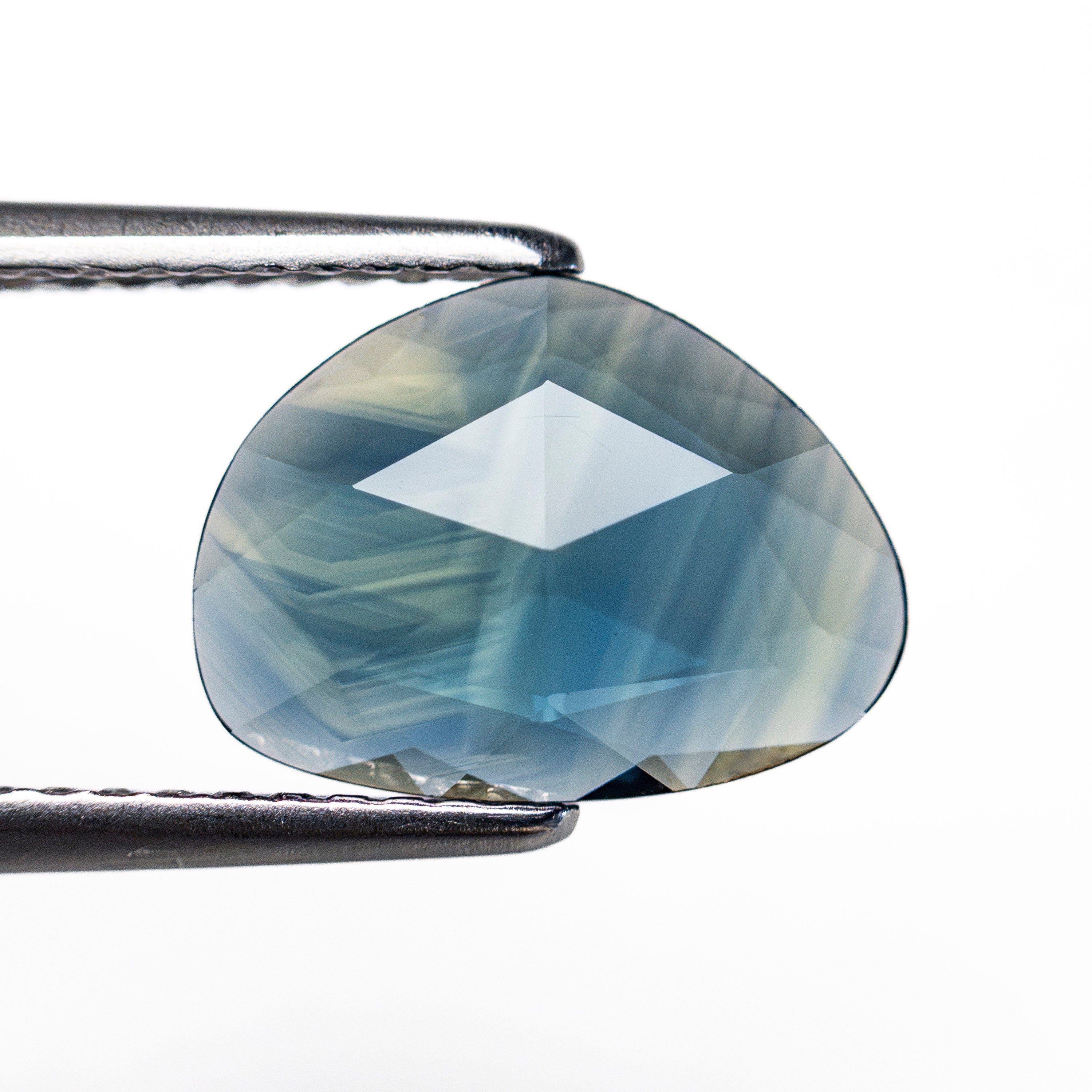 1.81ct 10.81x8.03x2.40mm Pear Double Cut Sapphire 28298-15 - Lelya - bespoke engagement and wedding rings made in Scotland, UK