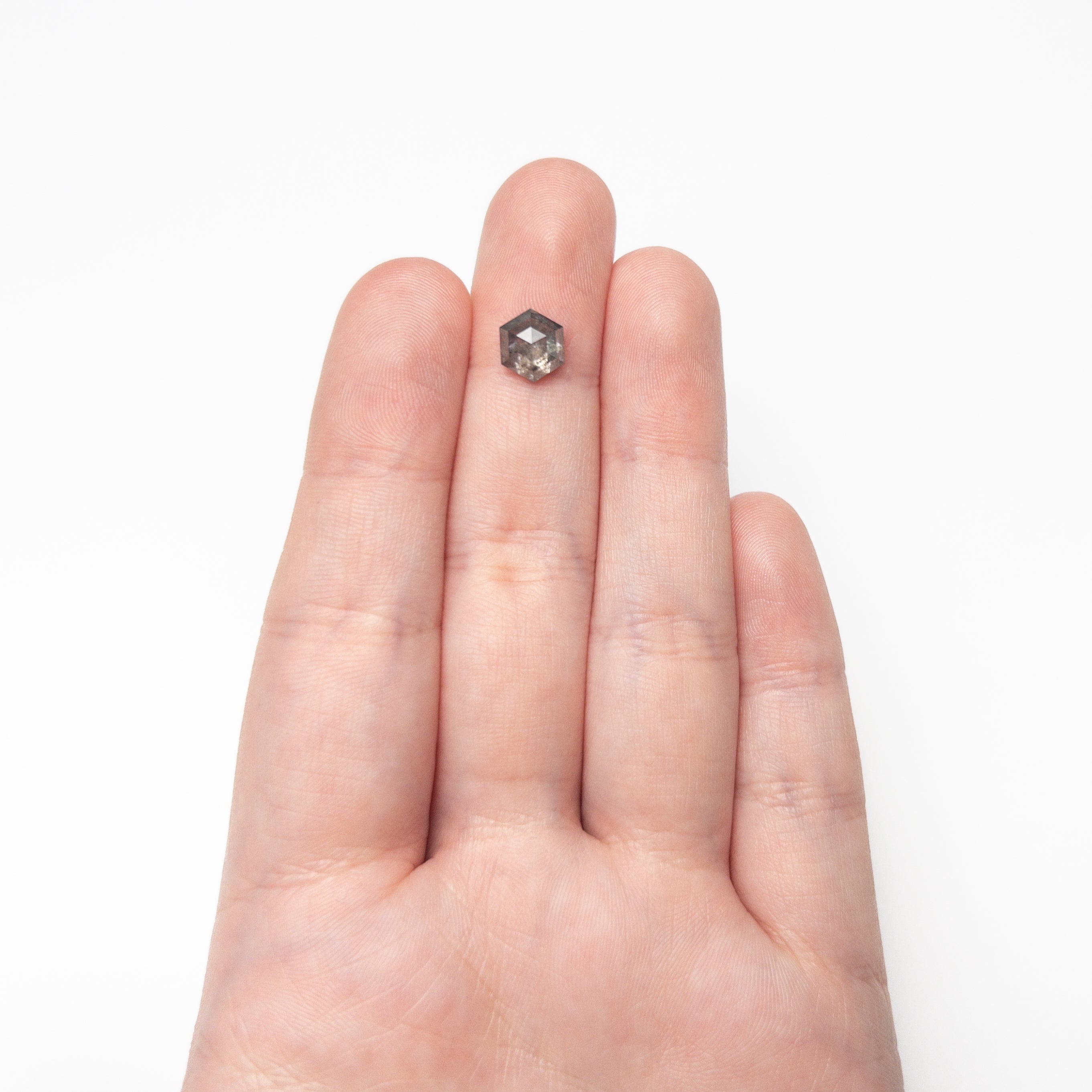 1.81ct 8.08x6.99x4.03mm Hexagon Rosecut 27539 - 26 - Lelya - bespoke engagement and wedding rings made in Scotland, UK