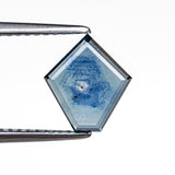 1.82ct 9.30x8.38x2.39mm Shield Portrait Cut Sapphire 23469 - 40 - Lelya - bespoke engagement and wedding rings made in Scotland, UK