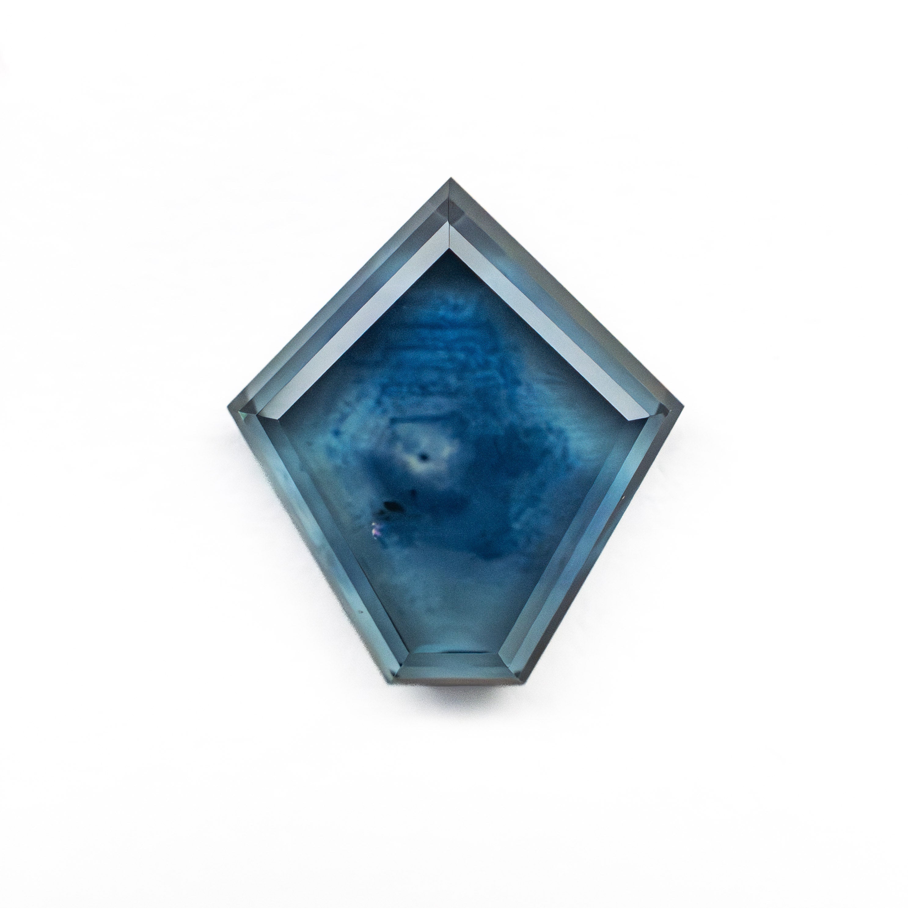 1.82ct 9.30x8.38x2.39mm Shield Portrait Cut Sapphire 23469 - 40 - Lelya - bespoke engagement and wedding rings made in Scotland, UK