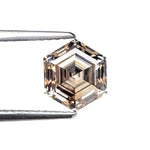 1.88ct 8.11x6.91x4.73mm SI1 C5 Hexagon Step Cut 27905 - 06 - Lelya - bespoke engagement and wedding rings made in Scotland, UK