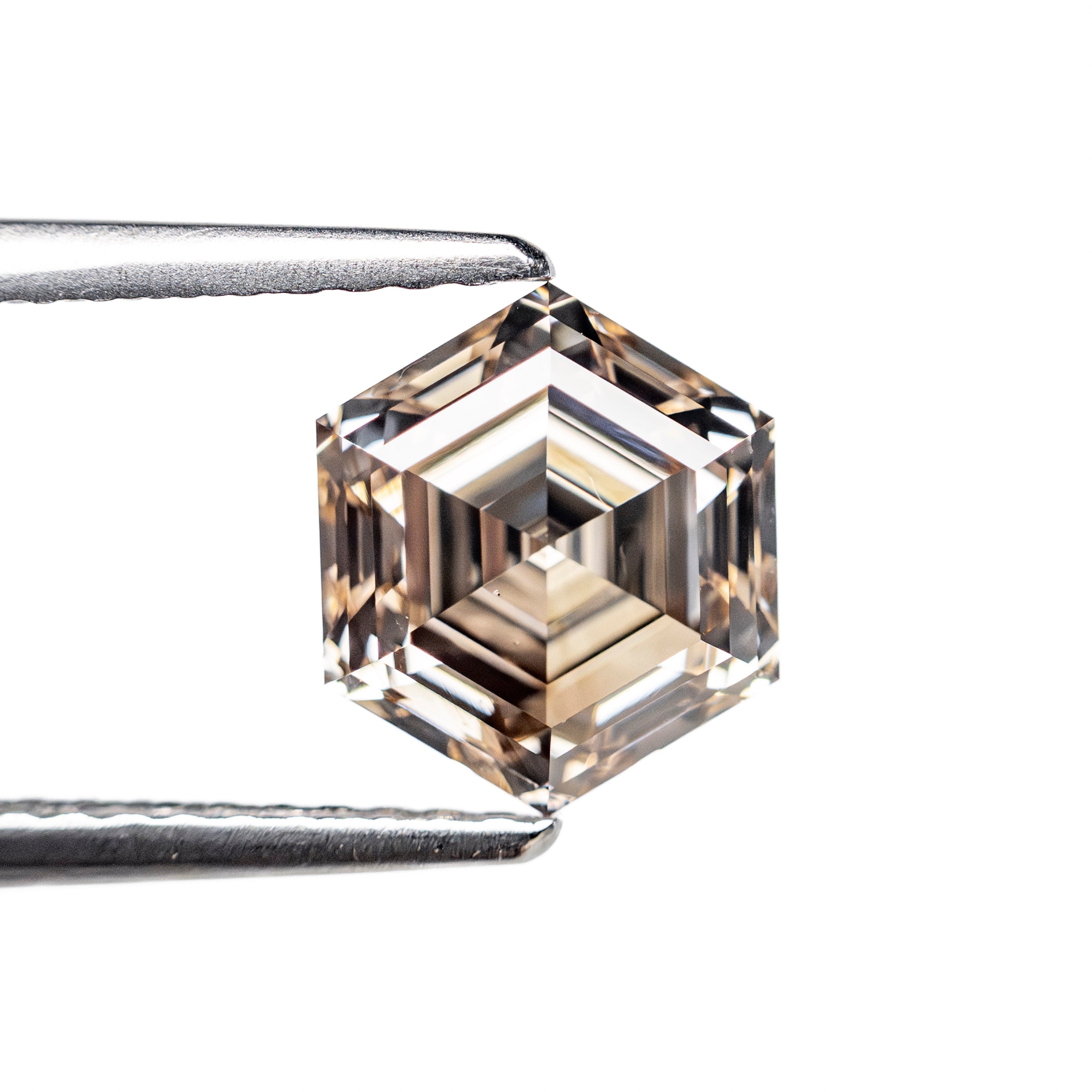 1.88ct 8.11x6.91x4.73mm SI1 C5 Hexagon Step Cut 27905 - 06 - Lelya - bespoke engagement and wedding rings made in Scotland, UK