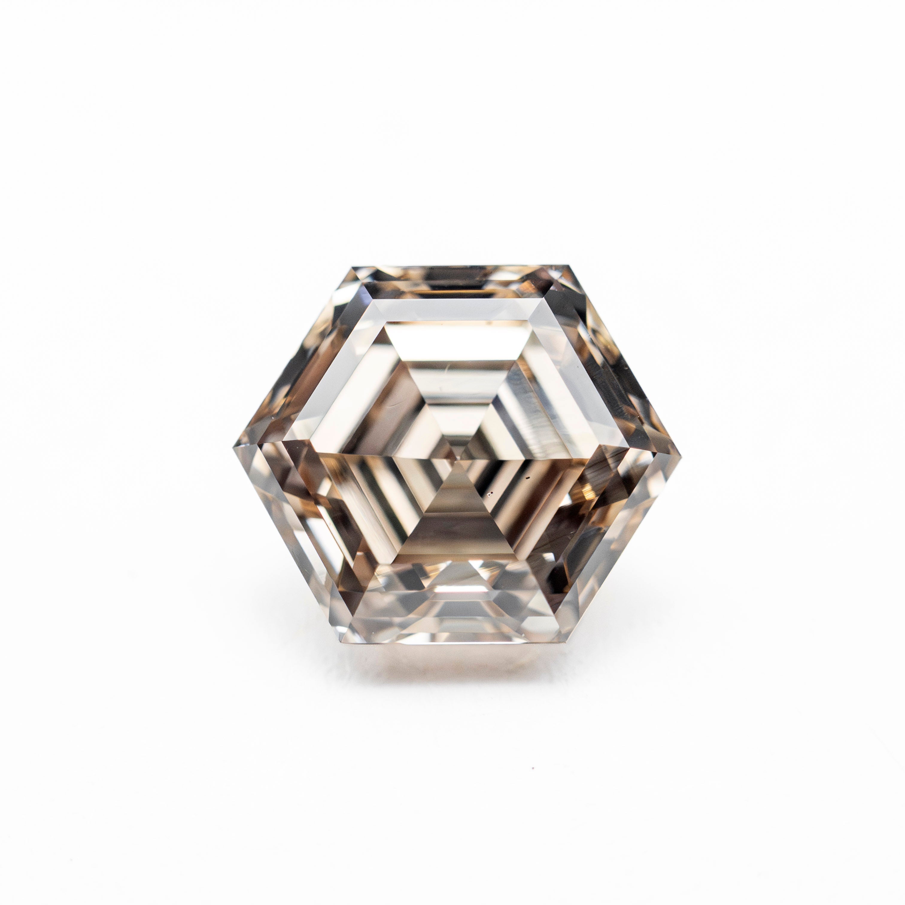 1.88ct 8.11x6.91x4.73mm SI1 C5 Hexagon Step Cut 27905 - 06 - Lelya - bespoke engagement and wedding rings made in Scotland, UK