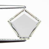 1.89ct 10.68x11.56x1.71mm Shield Portrait Cut Sapphire 27740-02 - Lelya - bespoke engagement and wedding rings made in Scotland, UK