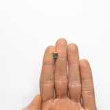 1.89ct 7.34x5.91x3.19mm Rectangle Rosecut Sapphire 22705 - 01 - Lelya - bespoke engagement and wedding rings made in Scotland, UK