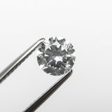 1.01ct 6.40x6.36x3.90mm GIA Faint Grey Round Brilliant 19000-01 - Misfit Diamonds