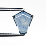 1.92ct 8.29x7.47x3.13mm Shield Portrait Cut Sapphire 23469 - 38 - Lelya - bespoke engagement and wedding rings made in Scotland, UK