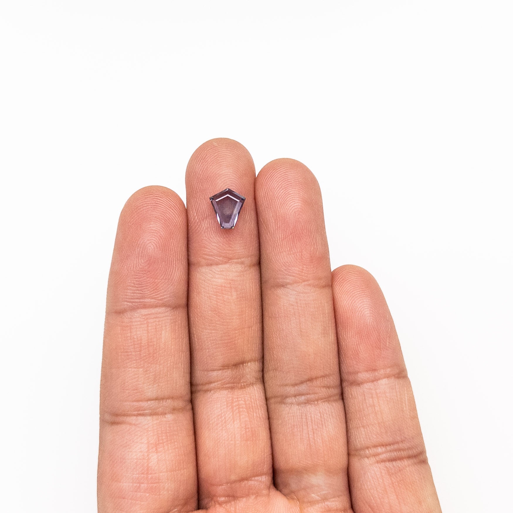 1.92ct 8.29x7.47x3.13mm Shield Portrait Cut Sapphire 23469 - 38 - Lelya - bespoke engagement and wedding rings made in Scotland, UK