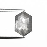 1.92ct 9.46x6.39x3.85mm Hexagon Rosecut 27538 - 03 - Lelya - bespoke engagement and wedding rings made in Scotland, UK