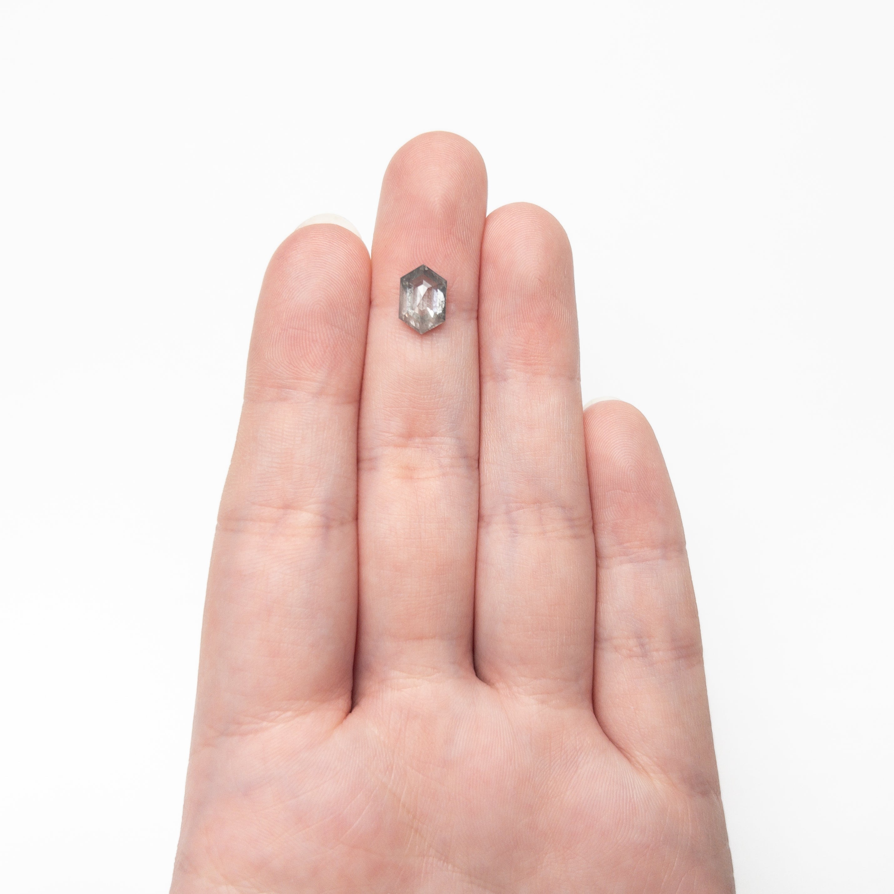 1.92ct 9.46x6.39x3.85mm Hexagon Rosecut 27538 - 03 - Lelya - bespoke engagement and wedding rings made in Scotland, UK