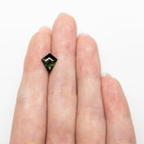 1.93ct 10.81x8.63x4.14mm Kite Step Cut Sapphire 26635 - 03 - Lelya - bespoke engagement and wedding rings made in Scotland, UK