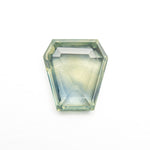 1.93ct 8.06x7.32x3.11mm Coffin Portrait Cut Sapphire 22434 - 127 - Lelya - bespoke engagement and wedding rings made in Scotland, UK