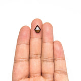 1.95ct 10.12x8.63x3.08mm Shield Step Cut Sapphire 28298-13 - Lelya - bespoke engagement and wedding rings made in Scotland, UK