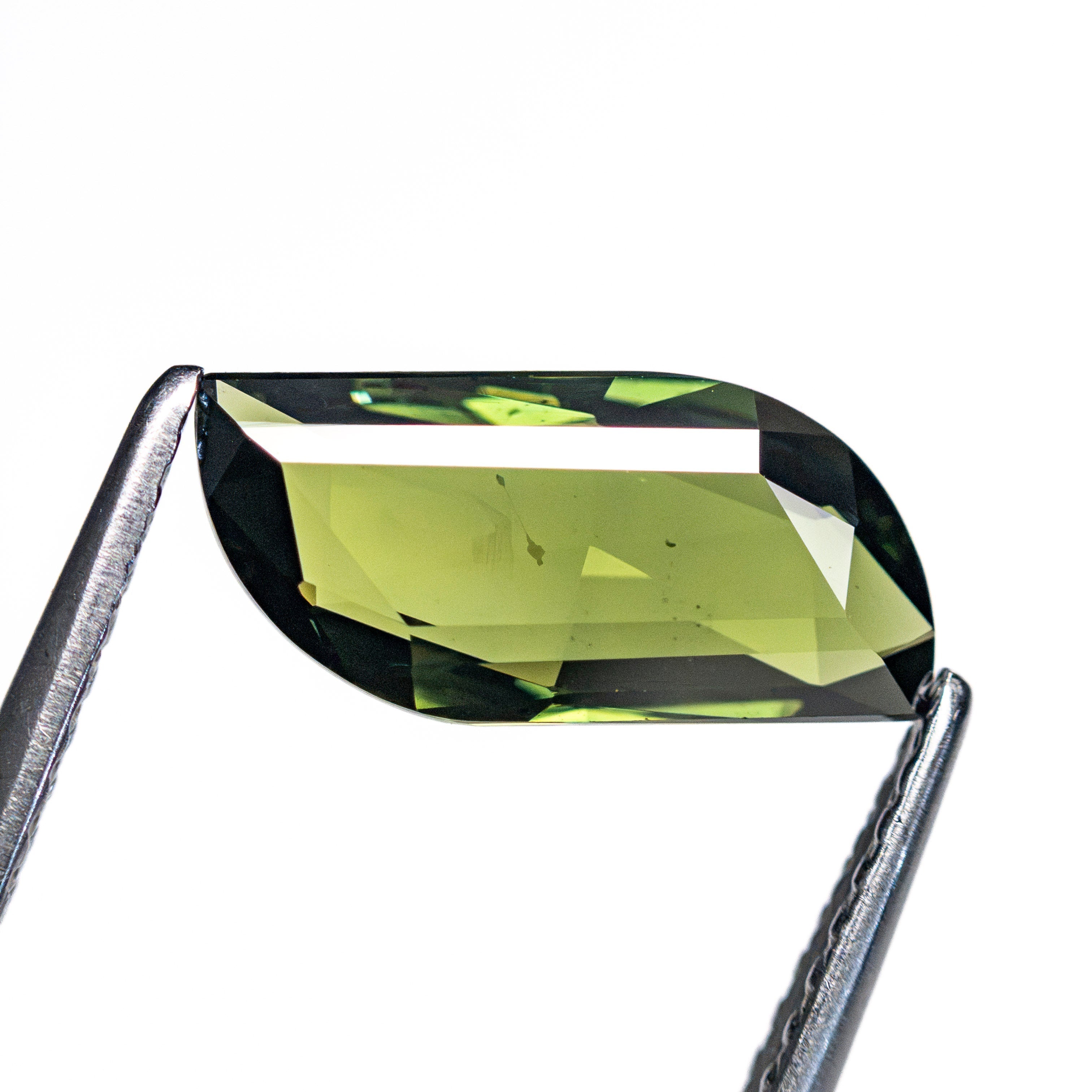 1.95ct 11.11x5.51x2.72mm Fire Double Cut Sapphire 28298-04 - Lelya - bespoke engagement and wedding rings made in Scotland, UK
