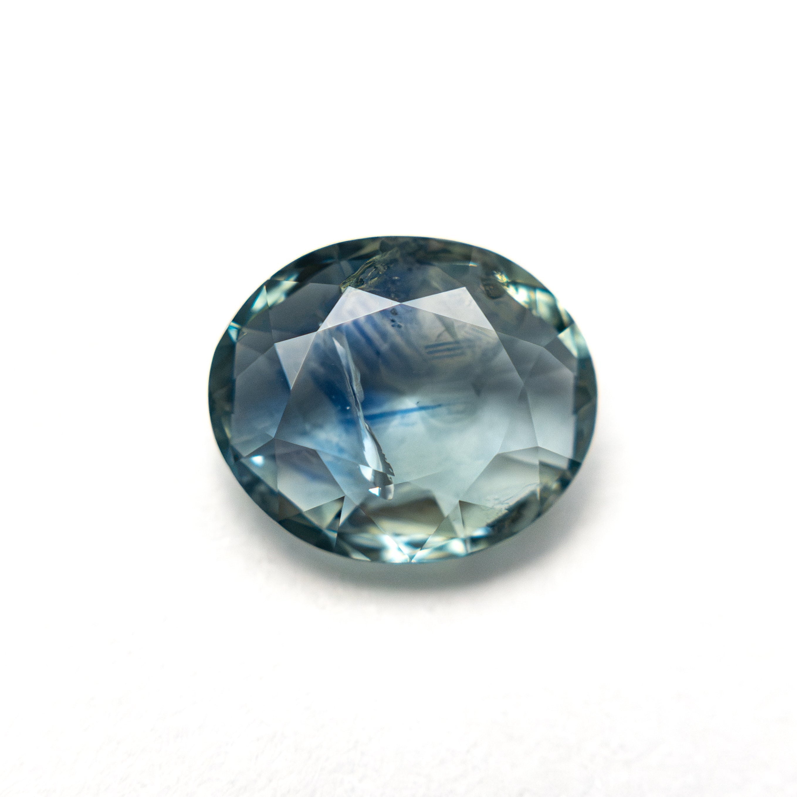1.96ct 8.36x7.01x3.51mm Oval Brilliant Sapphire 28288-01 - Lelya - bespoke engagement and wedding rings made in Scotland, UK