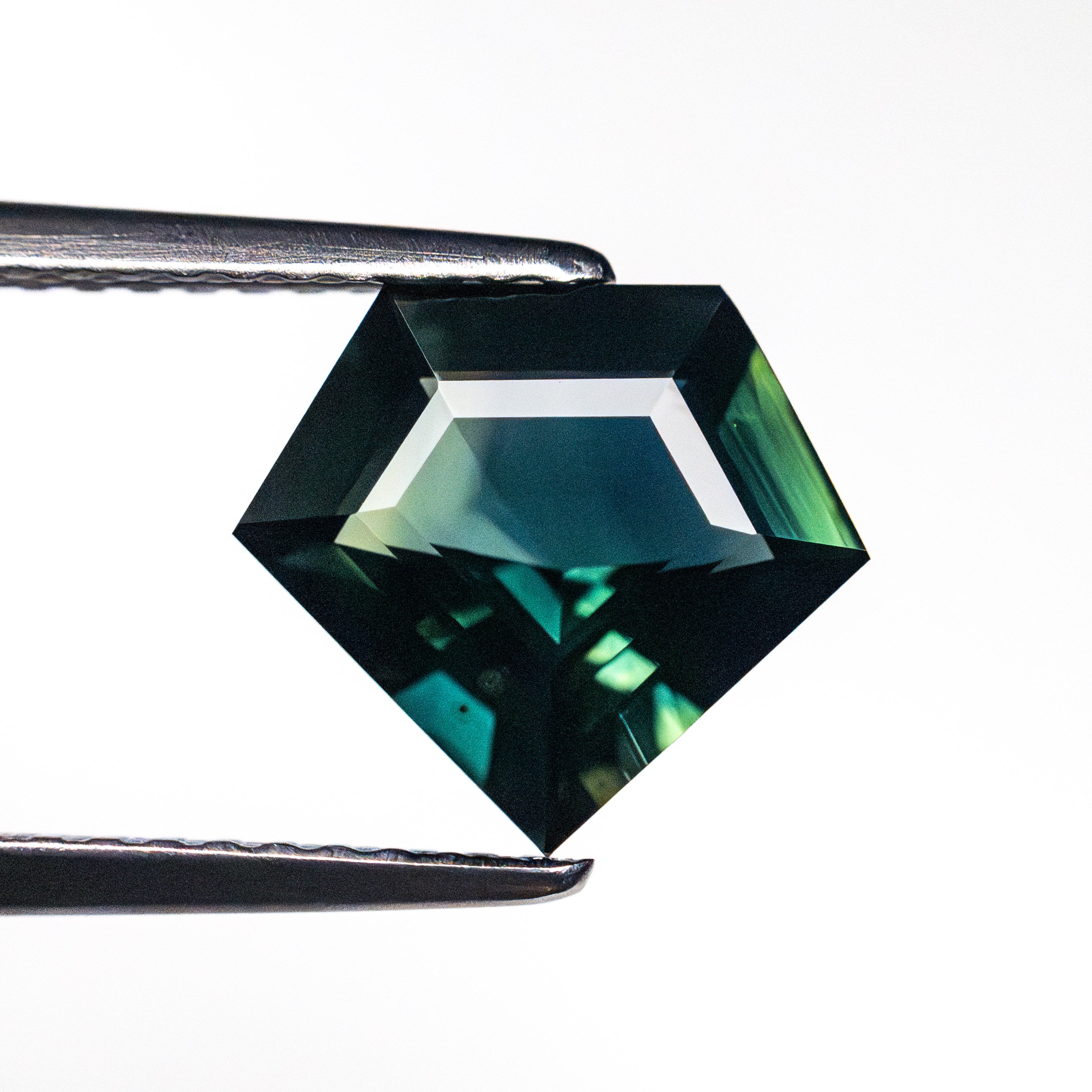1.98ct 8.73x9.70x3.95mm Shield Step Cut Sapphire 26726 - 02 - Lelya - bespoke engagement and wedding rings made in Scotland, UK