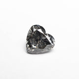 0.94ct 6.13x6.45x3.89mm Fancy Grey Heart Brilliant 19923-35