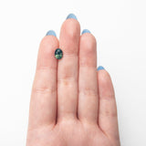 1.99ct 7.98x6.09x4.95mm Oval Brilliant Sapphire 28307-01 - Lelya - bespoke engagement and wedding rings made in Scotland, UK