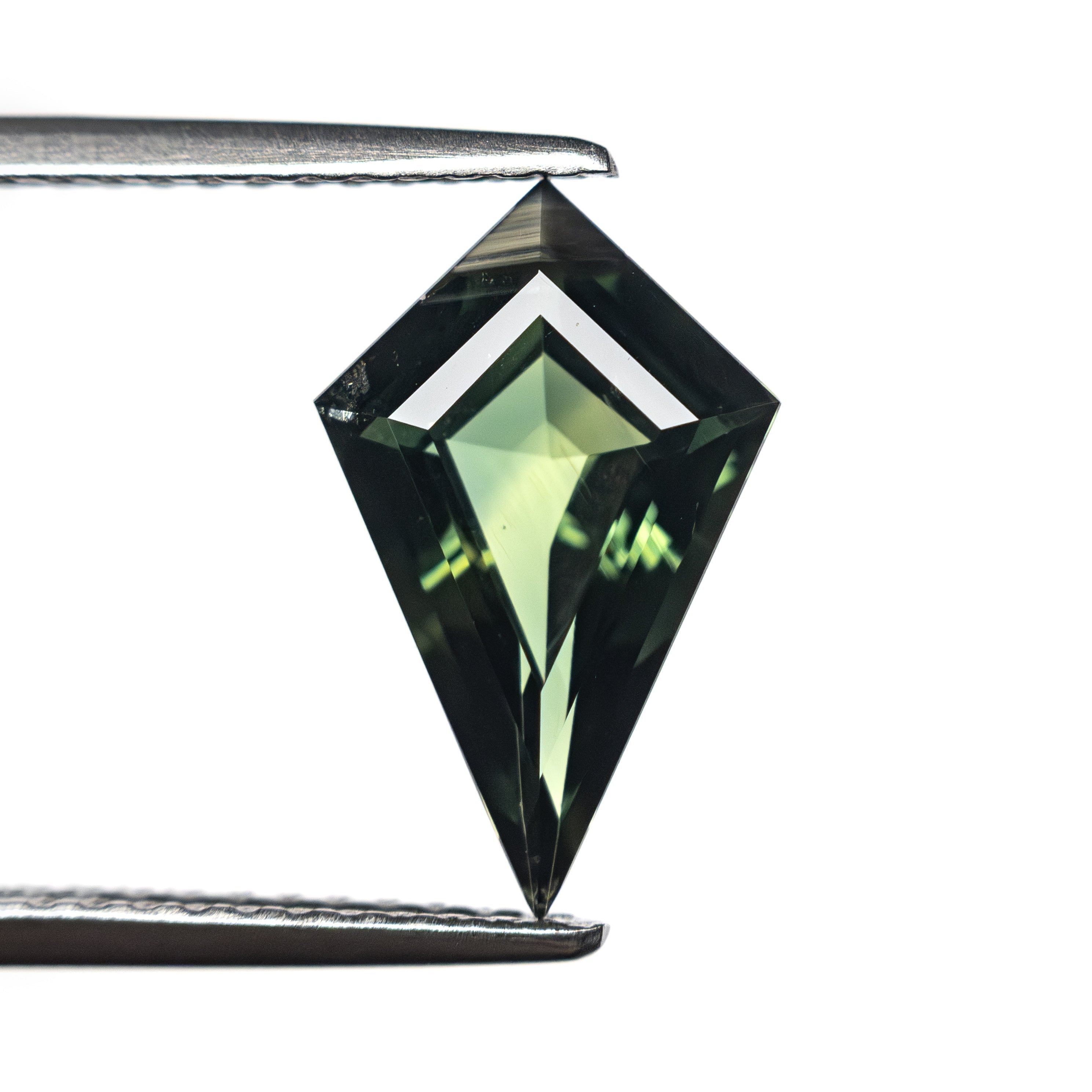 2.03ct 12.61x8.03x3.81mm Kite Step Cut Sapphire 27328 - 01 - Lelya - bespoke engagement and wedding rings made in Scotland, UK