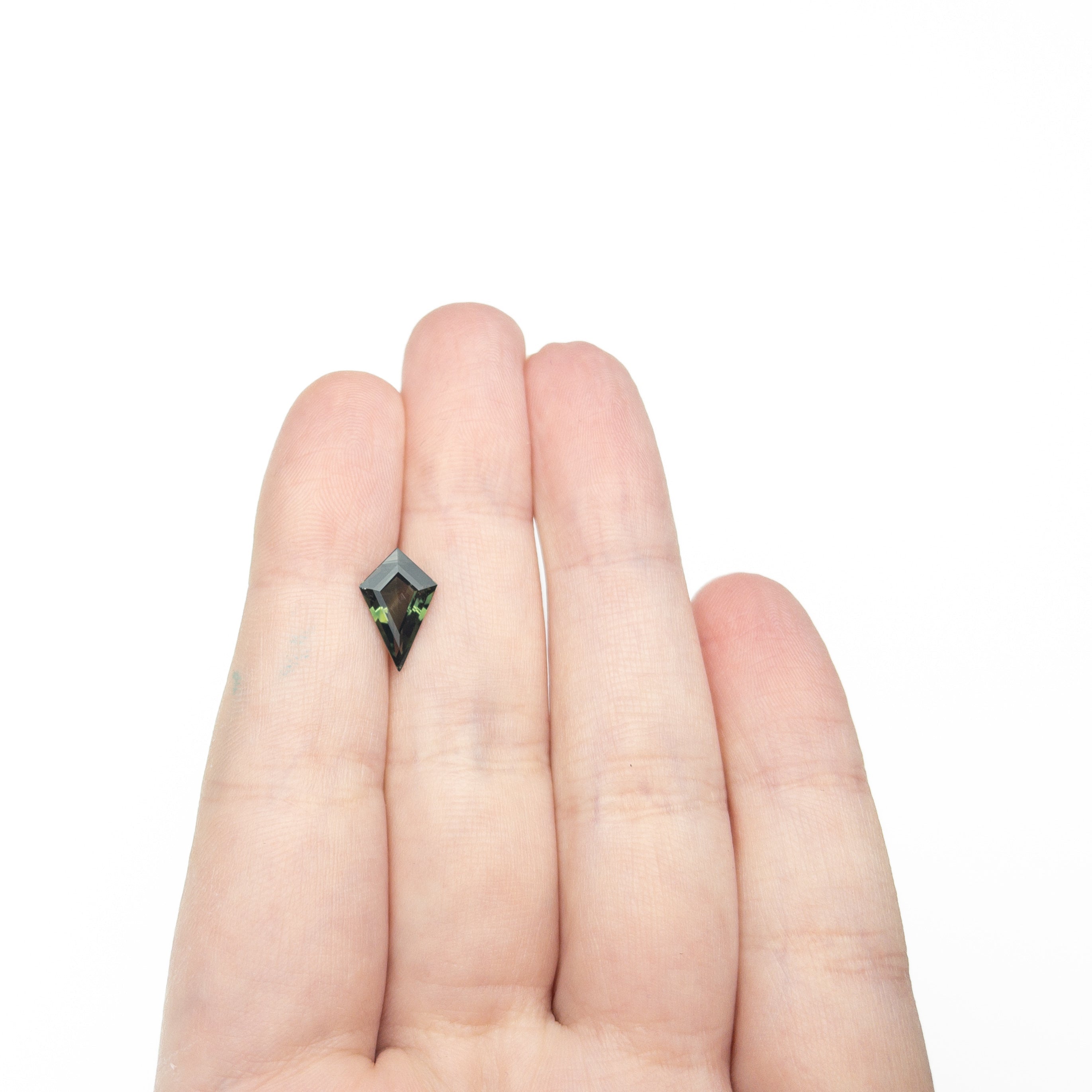 2.03ct 12.61x8.03x3.81mm Kite Step Cut Sapphire 27328 - 01 - Lelya - bespoke engagement and wedding rings made in Scotland, UK