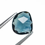 2.03ct 8.73x7.86x2.90mm Amorphous Double Cut Sapphire 28298-07 - Lelya - bespoke engagement and wedding rings made in Scotland, UK