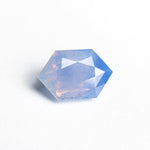 2.04ct Opalescent Pale Lilac Hexagon Brilliant Sapphire - Lelya - bespoke engagement and wedding rings made in Scotland, UK