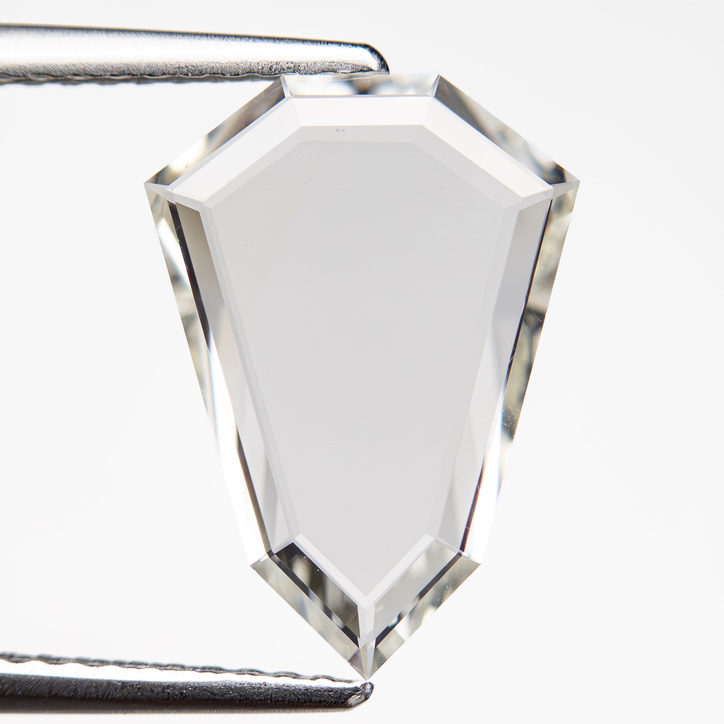 2.06ct 13.66x9.84x1.47mm Shield Portrait Cut Sapphire 27740-05 - Lelya - bespoke engagement and wedding rings made in Scotland, UK