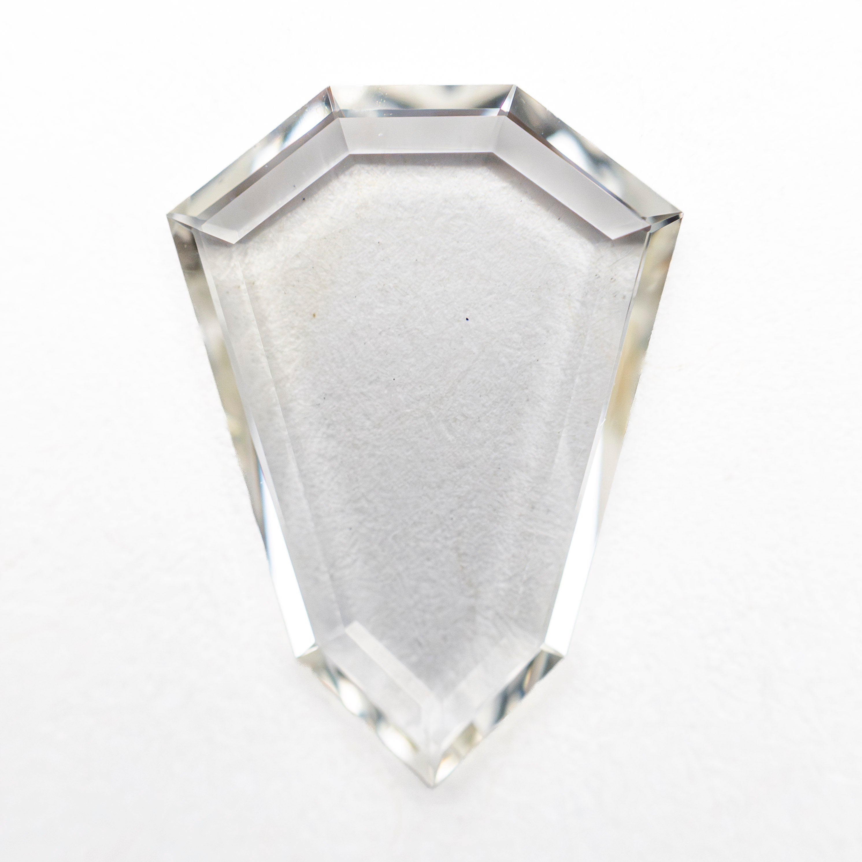 2.06ct 13.66x9.84x1.47mm Shield Portrait Cut Sapphire 27740-05 - Lelya - bespoke engagement and wedding rings made in Scotland, UK