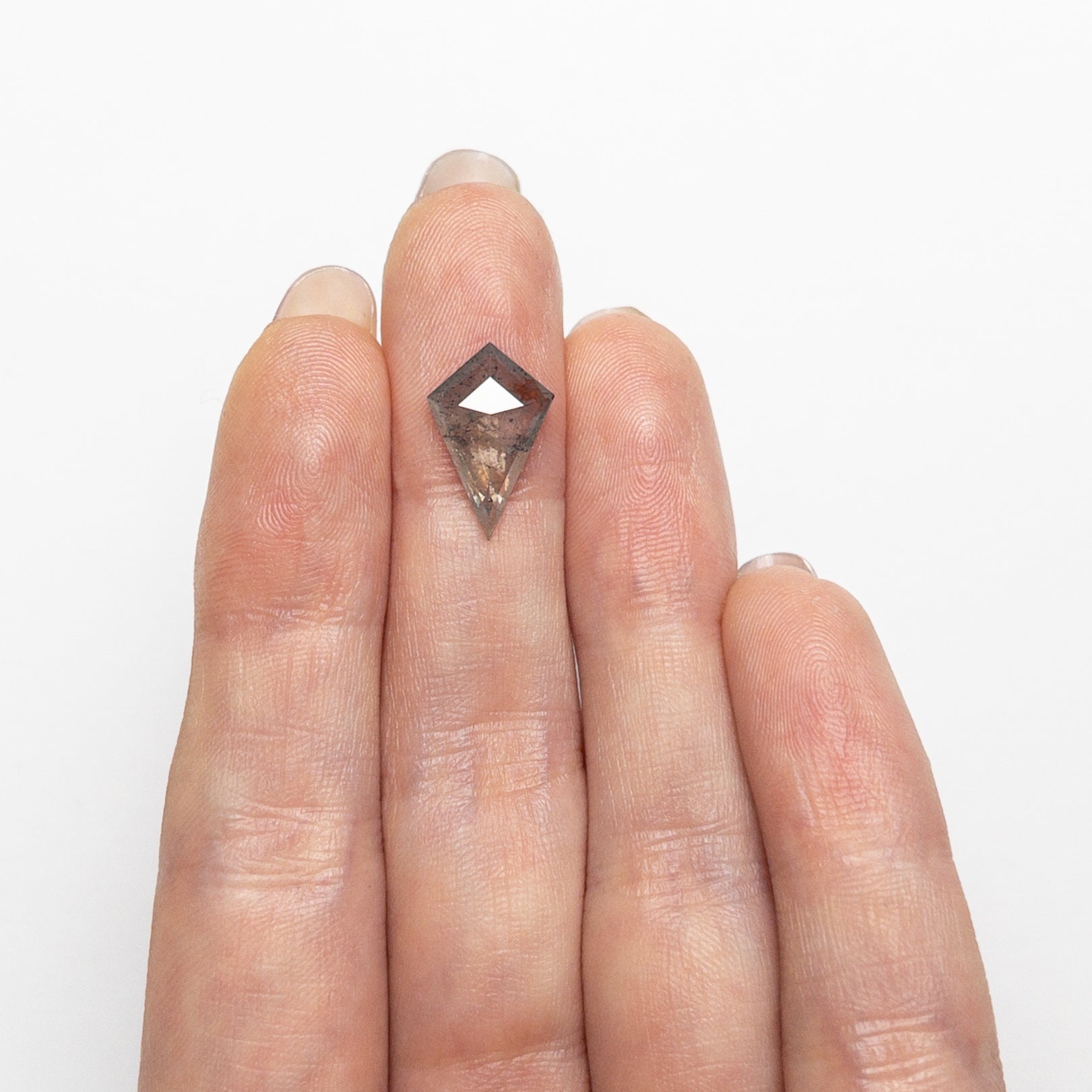 2.13ct 14.33x9.26x2.82mm Kite Rosecut 27224 - 01 - Lelya - bespoke engagement and wedding rings made in Scotland, UK