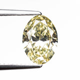 2.17ct 10.38x7.35x4.34mm VS1 Light Yellow Oval Brilliant 🇨🇦 27984-01 - Lelya - bespoke engagement and wedding rings made in Scotland, UK