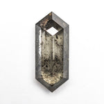 2.19ct 12.67x5.30x3.21mm Hexagon Rosecut 27538 - 55 - Lelya - bespoke engagement and wedding rings made in Scotland, UK