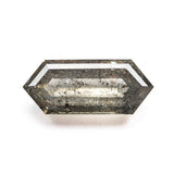 2.19ct 12.67x5.30x3.21mm Hexagon Rosecut 27538 - 55 - Lelya - bespoke engagement and wedding rings made in Scotland, UK